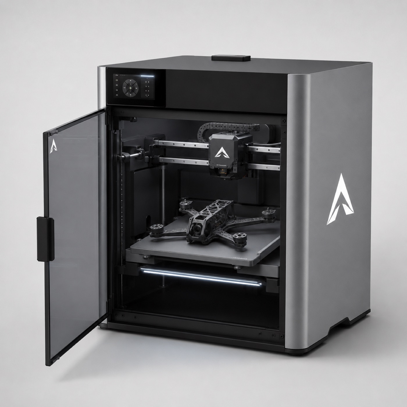 Additive manufacturing cell printing a Kazi airframe